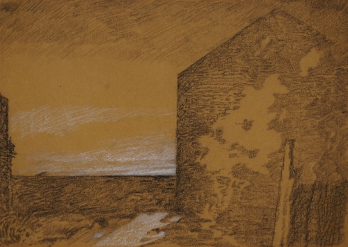 Giebel am Abend (Wittig Werner)