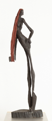 o.T. Frau mit rotem Haar (Zaumseil Peter)