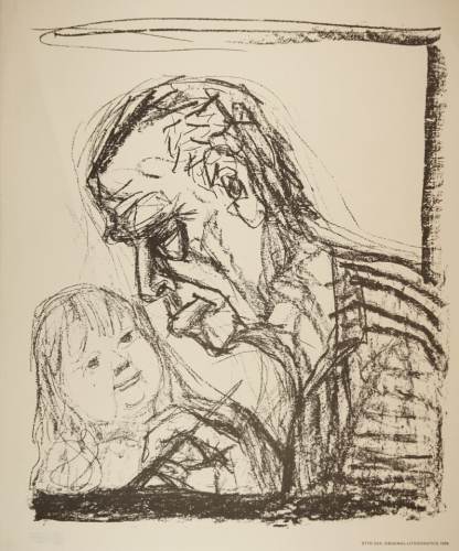 o.T. (Selbst mit Enkel) (Dix Otto)