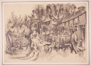 Vor dem Fischerhaus (Kuhfuss Paul)