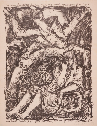 Bl.4 In den finsteren Zeiten, wird da auch gesungen werden...(Brecht) (Paris Ronald)