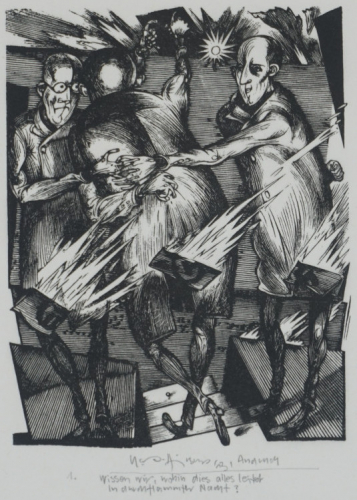 Wissen wir, wohin das alles leitet in durchflammter Nacht (Hirsch Karl-Georg)