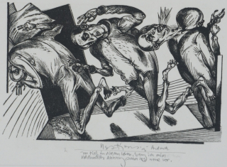 zu tief in diesem Leben, beug ich voll dunkler Ahnung schon ins neue vor (Hirsch Karl-Georg)