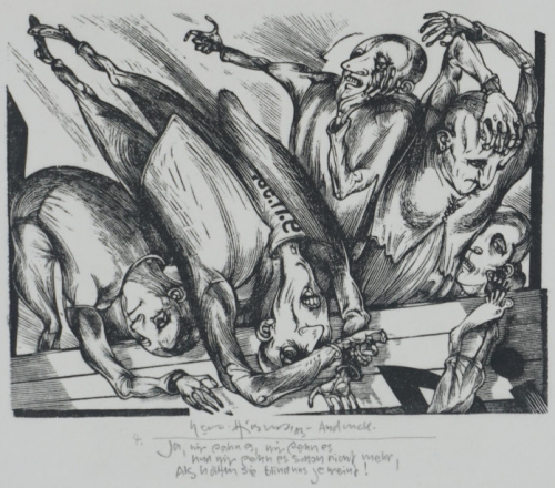 ja, wir sehn es,wir sehn es, wir sehn es schon nicht mehr, als hätten sie uns blind geweint (Hirsch Karl-Georg)