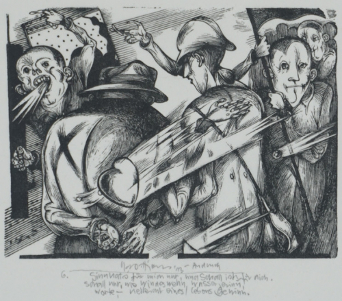 Sinn hat es für mich nur, und Schall ist's für Dich. Schall nur, wie Windeswehen … (Hirsch Karl-Georg)