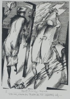 Für uns, denen der Pfosten der Tür verbrannt ist. (Hirsch Karl-Georg)