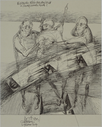 Wissen wir, wohin das alles leitet in durchflammter Nacht (Hirsch Karl-Georg)