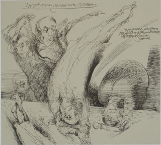 ja, wir sehn es,wir sehn es, wir sehn es schon nicht mehr, als hätten sie uns blind geweint (Hirsch Karl-Georg)