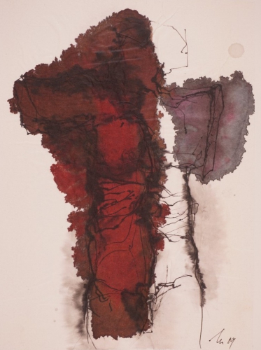 Zeichnung nach Skulptur (Ueberfeld Bodo)