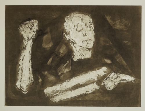 Bl. 4 o.T. (Halbporträt) (Morgner Michael)