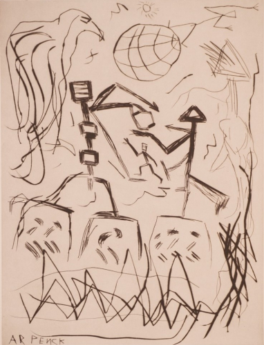 Bl. 2  o.T. Jewish Jetset (Penck A.R.)
