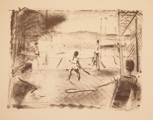 Tennisspiel (Burger Dietrich)
