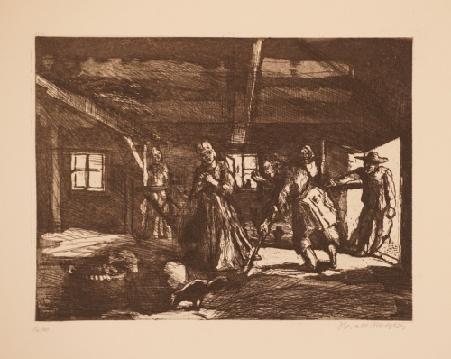 Bl.6 Was bringst Du, Herold des Entsetzens, mir ? (Metzkes Harald)