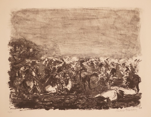 Bl.7 In Staub sinkt er, ein Opfer seiner Treue (Metzkes Harald)