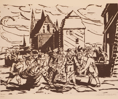 Bl.8 Mein Vetter Friedrich will den Brutus spielen (Metzkes Harald)