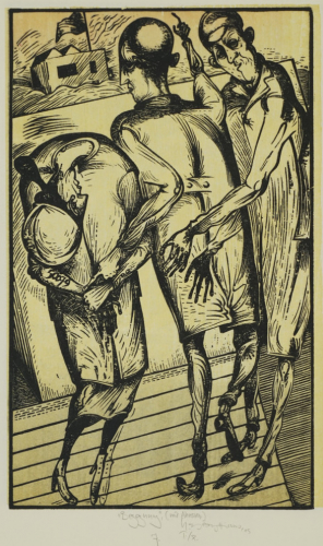 Bl.7 Begegnung (mit Ahasver) (Hirsch Karl-Georg)