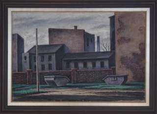 Container vor Häuserfassaden (Lissmann Michael)