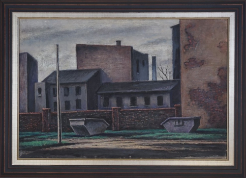 Container vor Häuserfassaden (Lissmann Michael)