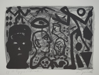 Ich begegne Sokrates I (Penck A.R.)