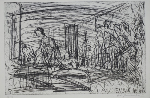 Bl. 6 Hallenbar (Penck A.R.)