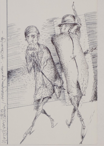 einzeln gehen, egal wohin (Hirsch Karl-Georg)