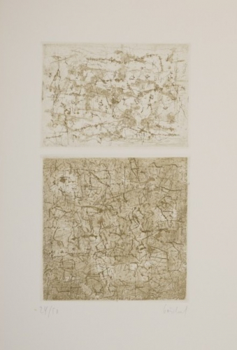 Bl.4 o.T. deine schritte auf der nachtstraße (Göschel Eberhard)