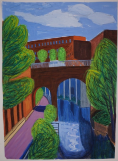Brücke in Leipzig-Plagwitz (Petersdorff Gudrun)