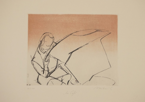 Im Café (Minkewitz Reinhard)