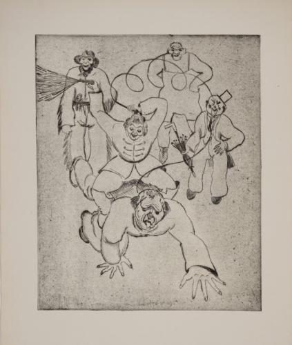 Bl. 5 Menschen im Zirkus (Ehmsen Heinrich)