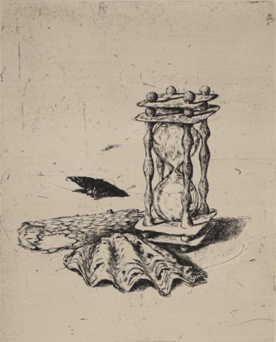 BL. 5 Stilleben mit Sanduhr  (Magnus Klaus)