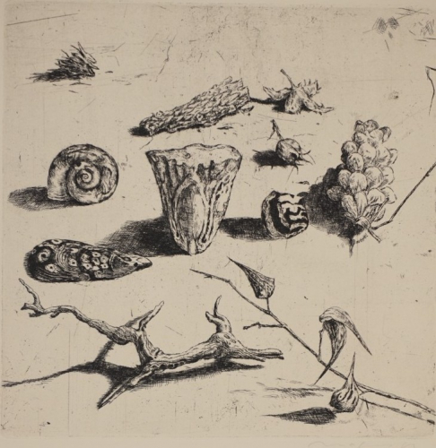 BL. 7 Stilleben mit Stuckfragment (Magnus Klaus)