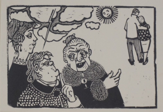 o.T. 3 lästernde alte Weiber (Hirsch Karl-Georg)