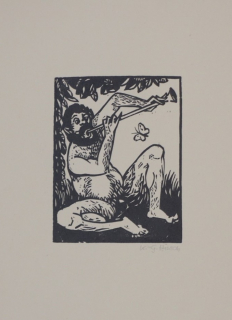 o.T. Pan mit Flöte (Hirsch Karl-Georg)