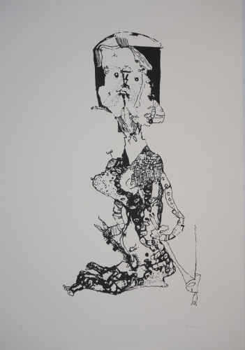 Madonna dunkel (Altenbourg Gerhard)