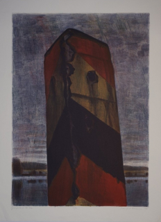 Grenzpfahl an der Oder (Butzmann Manfred)