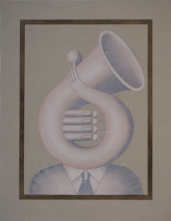 Tubaspieler (Ticha Hans)