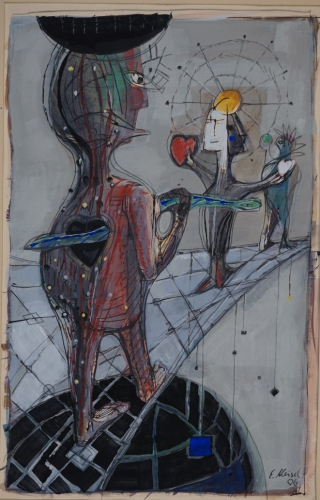 Wandelnder Wanderer (Meisel Eckart)