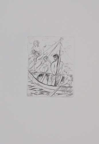 Bl.5 Odysseus bei den Sirenen (Schwimmer Max)