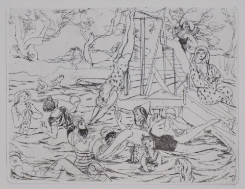 Bl.9 Badeleben (Schwimmer Max)