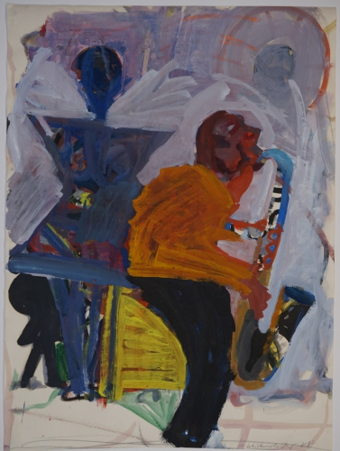 Saxophonist (Conny Bauer) (Weidensdorfer Claus)