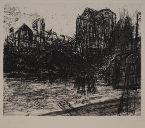 o.T. Stadlandschaft (Schimansky Hanns)