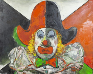 Wenzel als Clown II (Giebe Hubertus)