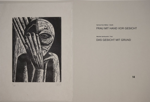 Frau mit Hand vor Gesicht (Müller Gerhard Kurt)
