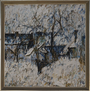 Winter im Dorf (Dietz Erich)