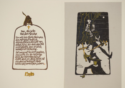Bl.28 Don Quichotes Tod (Zaumseil Peter)