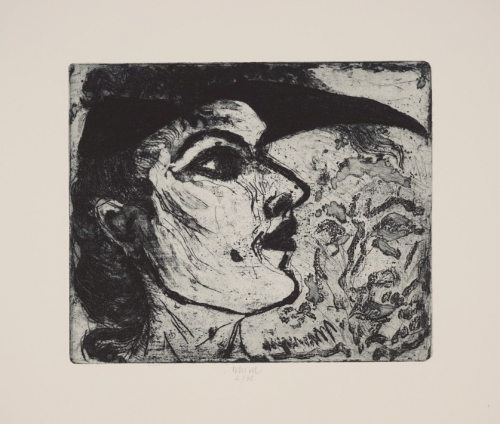 Bl. 7 Kopf nach Schmidt-Rottluff (Wenzel Jürgen)