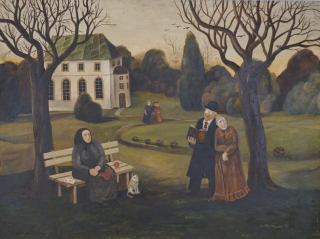 o.T. Menschen im Park (Hoffmann Günter)