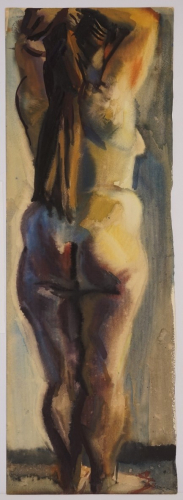 o.T. (Rückenakt stehend) (Querner Curt)