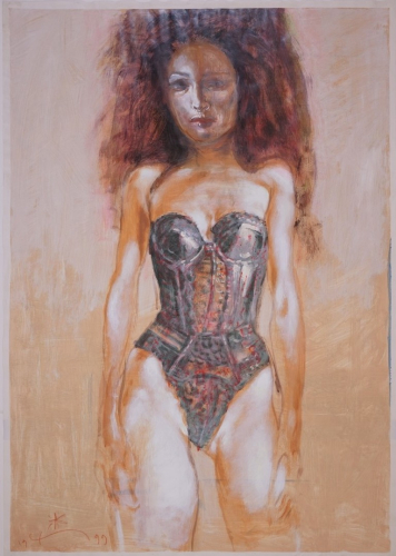 (Mädchem im Korsett) (Schulze K. Harald)