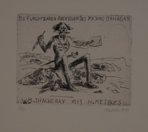 Bl. 1 Die furchtbaren Abenteuer des Majors GAHAGAN (Metzkes Harald)